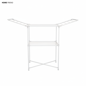 [HOME FRIEND] White Square Drying <b>Rack</b> Multi level square drying <b>rack</b> offering wide drying area with steady balanced support - Product Image 2