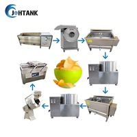 Vente chaude commerciale entièrement automatique chips de banane frites traitement de collation chips de pommes de terre ligne de production de chips de légumes