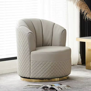 Sillón de Diseño K, Silla Personalizada Tipo Platillo Volador, Silla Mecedora Giratoria Individual, Silla de Descanso Giratoria - Product Image 3