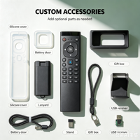 Télécommande antichoc à code fixe KEYUAN TY-24F avec piles AAA, 4 boutons, portée de 20 m