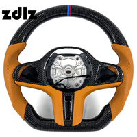 Volant en cuir perforé personnalisé en fibre de carbone pour BMW Série 3, Série 5, M2, M3, M4, M5, G20, G30, G31, G32, X3, G01, G02, G87, G80