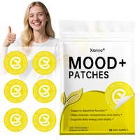 30 patchs transdermiques végétaliens et sans cruauté animale pour le soutien de l'humeur, à base d'extrait de Mucuna Pruriens et de champignon Crinière de lion, OEM