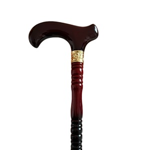 Solid Wood Walking Stick Chicken Wing Wood Non Slip Senior Trekking Cane For <b>Elderly</b> And Long Distance <b>Walkers</b> - Product Image 3
