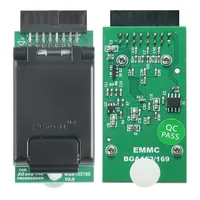 Adaptador de marco XGECU EMMC BGA153 BGA169 con 11.5*13 10*11 12*16 para programador T48 V2.0, soporte de sonda de doble cabezal, contacto fiable