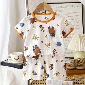 NOVEDAD <span class=keywords><strong>DE</strong></span> VERANO 2025, <span class=keywords><strong>ropa</strong></span> informal para niños, conjunto <span class=keywords><strong>de</strong></span> pantalones cortos <span class=keywords><strong>de</strong></span> manga corta <span class=keywords><strong>de</strong></span> <span class=keywords><strong>algodón</strong></span> para niños y niñas, camiseta para bebé, venta al por mayor <span class=keywords><strong>de</strong></span> <span class=keywords><strong>algodón</strong></span> 100% - Product Image 2