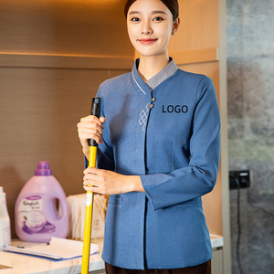 Vêtements de nettoyage à manches longues pour femmes, pour le ménage et la gestion immobilière, tenue de travail pour aîtiennes - Product Image 1