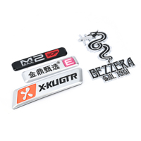 Placa de Identificación de Plástico con Logotipo Personalizado del Fabricante, Emblemas Cromados para Automóviles en 3D ABS, para Su Marca, Gran Venta en Estados Unidos