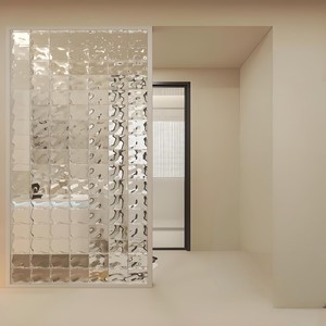 Bloque de cristal transparente personalizado <span class=keywords><strong>para</strong></span> diseño de interiores, ladrillo de cristal hueco ignífugo <span class=keywords><strong>para</strong></span> sala de estar, Hotel, escalera médica - Product Image 4