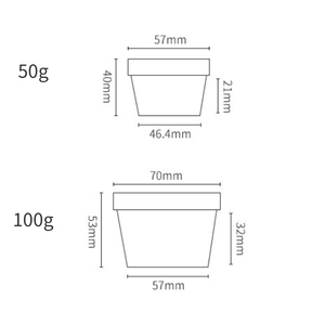 Toptan yeşil siyah 50ml 100ml DIY kozmetik koni PP maske kase yüz kremi maske kavanoz güzellik salonları için - Product Image 6