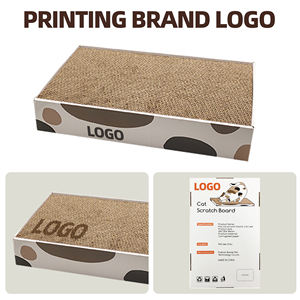 Interactieve <span class=keywords><strong>Cat</strong></span> Toy Krassen Berichten Slijpen Klauw Pet Speelhuis Met Krassen Krabpaal Papier Doos Borad Kat <span class=keywords><strong>Scratcher</strong></span> - Product Image 4