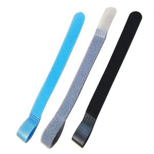 2026 Sangle de fixation de câble en forme de P, réglable et personnalisable, en nylon auto-agrippant - Product Image 1