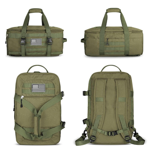 Sac de voyage tactique personnalisé avec logo, fermeture éclair, pour hommes et femmes, pour les voyages, la salle de sport, les week-ends, les séjours d'une nuit, sac à dos de voyage - Product Image 2