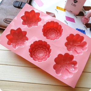 Nouveaux moules à gâteaux en forme de fleur épaissi moule à savon fait main en Silicone fait <span class=keywords><strong>maison</strong></span> <span class=keywords><strong>pour</strong></span> les Kits de fabrication de savon - Product Image 2