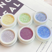 Nouvelle poudre de paillettes de la marque JIASI, paillettes holographiques métalliques, effet miroir, décoration d'ongles, pigment, modèle JS-YINGHC