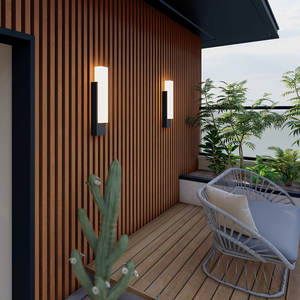 Applique Murale Moderne de Luxe Léger en Acier Inoxydable Effet Marbre, Étanche IP54, LED 2700K-3000K pour Balcons Extérieurs et Murs Extérieurs - Product Image 4