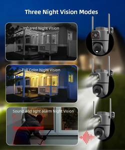 Ống kính kép Wifi máy ảnh với hai hình ảnh ai theo dõi cho an ninh nhà không dây an ninh CCTV <span class=keywords><strong>Camera</strong></span> - Product Image 2