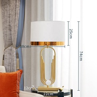 Lampu Meja Kain Hitam Modern Mewah untuk Hotel, Lampu Dekoratif Rumah, Lampu Tidur, Lampu Meja Samping Tempat Tidur