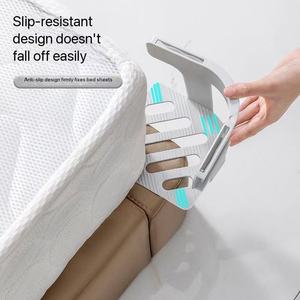 Support d'angle de drap de lit en plastique avec clip d'installation de bande de verrouillage <span class=keywords><strong>pour</strong></span> une fixation sécurisée - Product Image 5