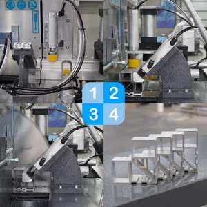 Scie d'angle industrielle automatique à 90 degrés pour profilés de fenêtres - Machine de découpe d'angle en aluminium - Product Image 2