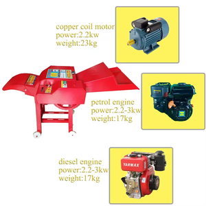 农场用1吨/小时谷壳切割机动物饲料草切割机电动迷你切割机 - Product Image 5