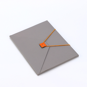 Duplex thư mục A4 kích thước phong cách tập tin thư mục làm bằng các tông và đóng cửa với đàn hồi trong tương phản màu mở rộng tập tin - Product Image 4