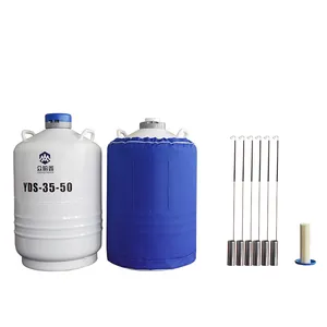 Biological container factory cryogenic storage freezer YDS liquid nitrogen tank trade 35l tank 50MM caliber