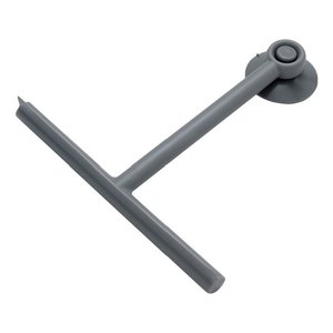 Shower <b>window</b> <b>squeegee</b> with suction cup (23x22cm) GUMMY Grey 264108 - Product Image 1