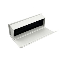 Boîte cadeau en carton rigide de luxe avec fermeture magnétique personnalisée, gaufrage, logo personnalisé, doublure en éponge, laminage mat