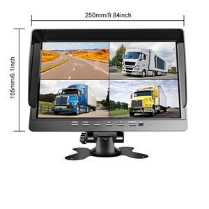 משאית דאש מצלמת <span class=keywords><strong>MDVR</strong></span> 7 אינץ Quad <span class=keywords><strong>2CH</strong></span> פיצול IPS מסך עם 4PCS 1080P HD מצלמות גיבוי עבור משאית RV משאית אבטחה הפוך סיוע