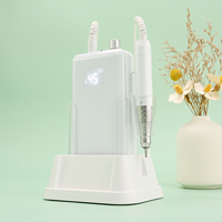 Machine professionnelle de retrait de gel acrylique en gros, 85W, 45000 tr/min, rechargeable, portable, perceuse électrique pour ongles, polisseuse, lime à ongles