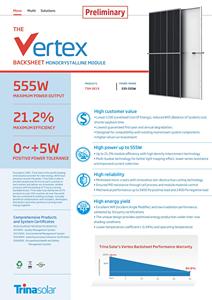 Módulo Solar Popular Trina Solar 550Wp, 110 Medias Celdas, Panel Solar de 540W, 545W, 550W, 555W - Precio - Product Image 2