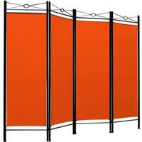 Paravent Pliant Paravent Paravent Espagnol Mur Écran de Confidentialité extérieur métal polyester paravent