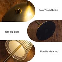 Lampe de bureau LED sans fil rechargeable en aluminium et cristal, écologique, moderne, 3 couleurs, à intensité variable, commande tactile, protection des yeux, portable, USB
