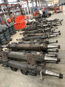 Chinese Supplier Wheel Suspension Support Rear Axle Beam 13 Tons 150mm Square Semi <b>Trailer</b> Axle Beam