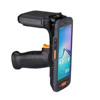 Lector RFID UHF Económico de 5.5 Pulgadas, Frecuencia de 840-860 MHz, 902-928 MHz, Lector y Escritor Portátil con Sistema Operativo Android 11, PDA con Escáner de Código de Barras 2D