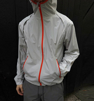 Anorak de course certifié pour l'extérieur, résistant aux plis, respirant, séchage rapide, coupe-vent léger avec capuche, protection UV