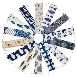 Eco Friendly <span class=keywords><strong>posate</strong></span> di bere paglia di legno coltello bacchette riutilizzabili di bambù <span class=keywords><strong>posate</strong></span> Set da viaggio con borsa logo personalizzato - Product Image 3