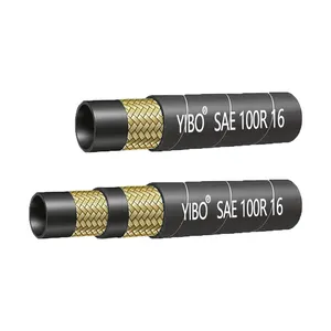 期間限定SAE R1632mmコンパクト高圧ゴムパイプクレーントラックホース用1層チューブ1-1/4インチホースパイプブラック