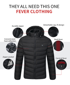 <span class=keywords><strong>ropa</strong></span> térmica Chaleco térmico de invierno unisex para mantener el calor en exteriores - Product Image 2