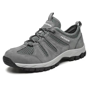 Zapatos Casuales de Malla con Cordones para Hombre, de Colores Sólidos, Superficies de Malla Transpirable y Características de Absorción de Impactos - Product Image 5