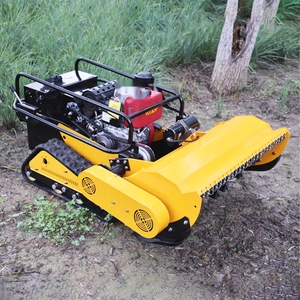 Remote Controlled Agricultural Flail Mower Pro Tracked <b>Grass</b> <b>Cutting</b> <b>Machine</b> 80cm 100cm Width for Vegetation Maintenance - Product Image 3