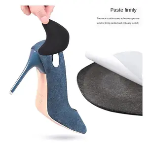 Hot avant-pied insérer Pad talons hauts bouchon d'orteil demi éponge chaussures coussin pieds remplissage semelles réglage avant-pied coussin pour les femmes