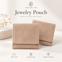 Pochette à bijoux en velours pastel multicolore recyclable avec logo personnalisé, fabrication OEM/ODM directe usine, pour bagues, boucles d'oreilles, bougies et artisanat sur mesure