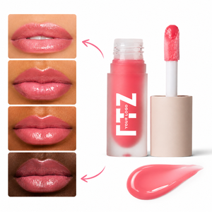 Gloss à lèvres rose léger K-Beauty, nourrit les lèvres sèches, lisse la texture, non collant, végan, plusieurs couleurs, huile à lèvres vitamine E Dream - Product Image 2