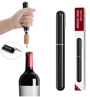 Sacacorchos de Sommelier con Estuche de Cuero, Juego Profesional de Alta Resistencia con Cortacápsulas, Regalo para Camareros y Restaurantes