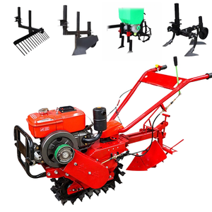 Kultivator Mini dengan pelengkap perubahan cepat untuk sekop penyiangan dan penjiplak kecil Pertanian - Product Image 4