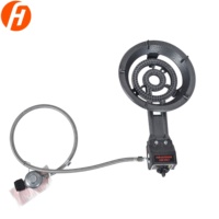 Brûleur à gaz de conception nouvelle pour l'extérieur, 38 000 BTU, robuste, avec régulateur 1 PSI, tuyau de 4 pieds, allumage électronique