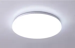 BANQCN Modernes Design LED-Decken leuchte 24W Remote Dim mable 3CCT Unterputz-Lampe für Bad und Schlafzimmer