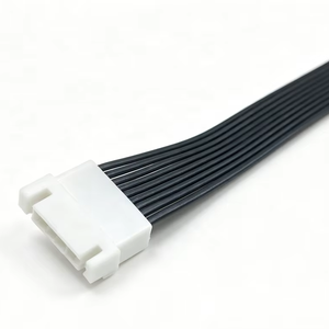 Кабель UL1007 24AWG черного цвета с разъемом JST XH2.54, 2.54 мм, 8-контактный, электронный провод, 20 см - Product Image 1