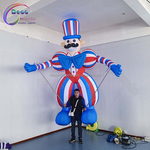 Hopping People kostum tiup balon raksasa maskot Model untuk pesta acara dan promosi dengan Blower iklan tiup - Product Image 5